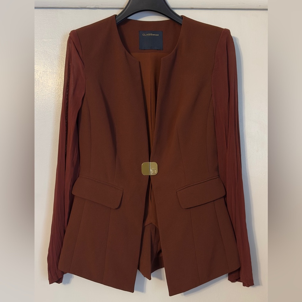 Roberto Cavalli Brown Slim fit Tailored Blazer (Bought in Europe) - Picture 1 of 8
